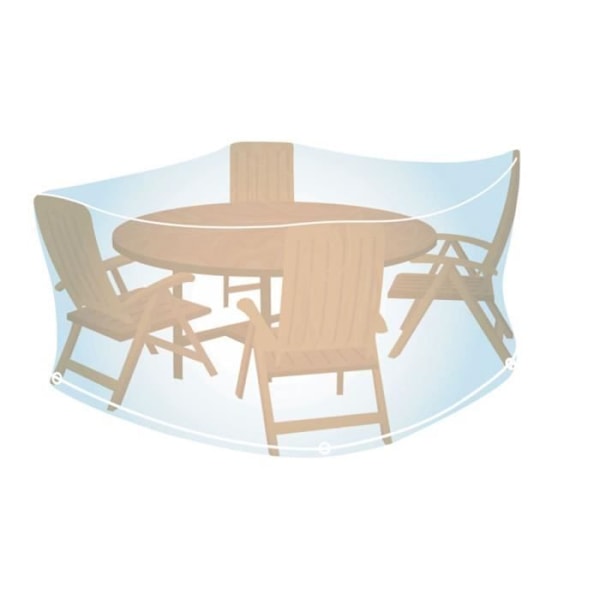 Skyddsöverdrag för runda trädgårdsmöbler Ø 150 x 90 cm - Campingaz - Essentiel - Beige - Utomhus