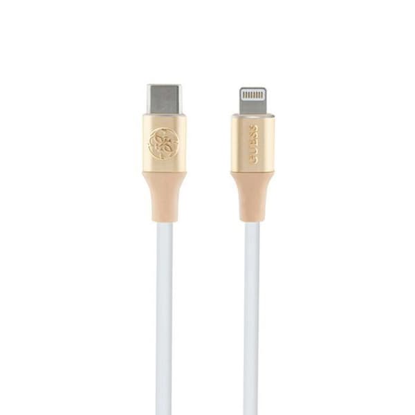Gissa Ebossed Logo - USB-C till Lightning-kabel certifierad MFi 1,5m (guld)