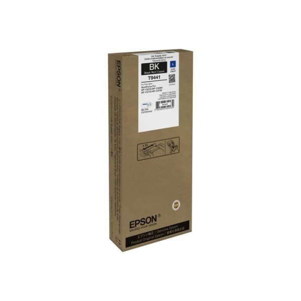 EPSON T9441 bläckpatron - Svart - 35,7 ml - DURABrite Ultra - för WorkForce Pro