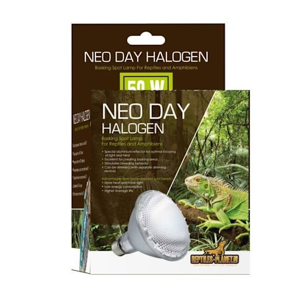 Belysning för reptiler Neo Day Halogen 50 W REPTILES-PLANET
