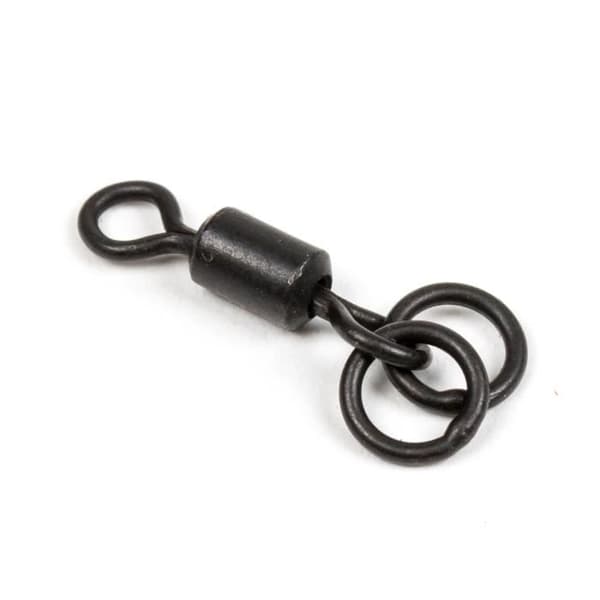 Fox Edges Double Ring Swivel | 7 | Material Montering Svart