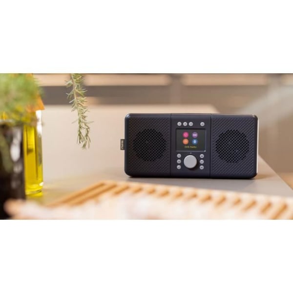Internetradio - Pure - Elan Connect+ - Mörkgrå - Bluetooth 4.2 - Högkvalitativt digitalt ljud Mörkgrå