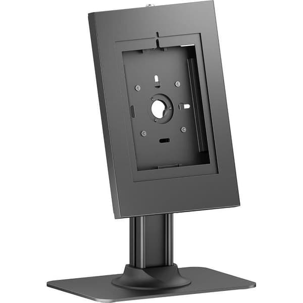 Tablettstöd - PUREMOUNTS - Låsbart Fodral - Matt Svart - Rotativ - Stöldskydd