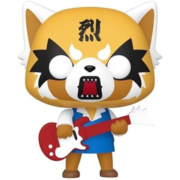 Figurine Funko Pop Sanrio Aggretsuko med gitarr Flerfärgad