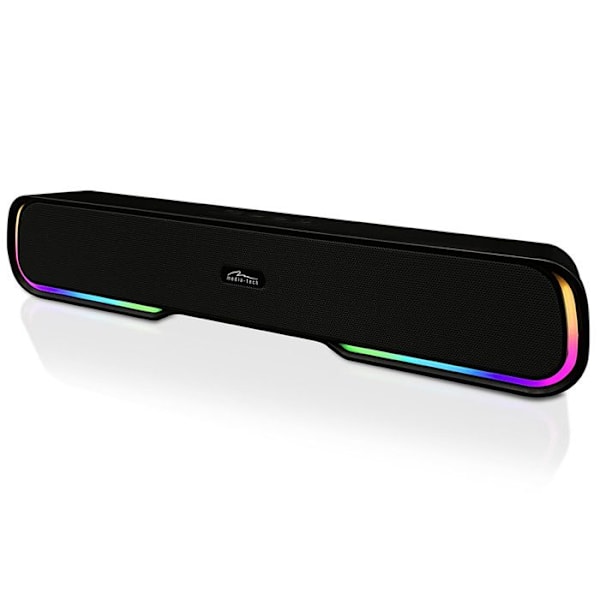 Bluetooth ljudstång - Media-Tech - MT3180 - RGB - RMS 10W - Batteritid 10 timmar svart