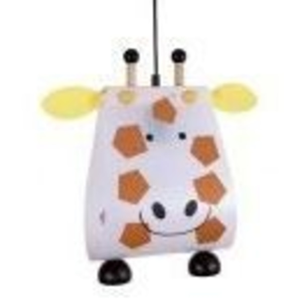 Hänglampa för barn NIERMANN STANDBY 145 Giraffe - Plast/Trä 60 Watt Trä