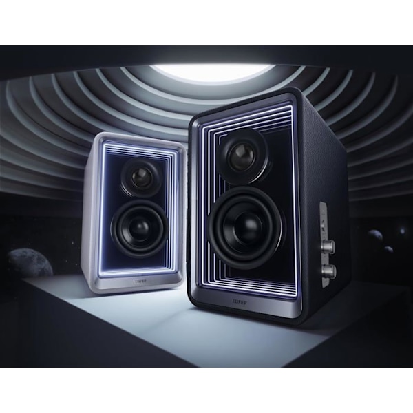Aktiv högtalare - EDIFIER - QR65 - 70 W - Bluetooth - RGB ljuseffekter Vit