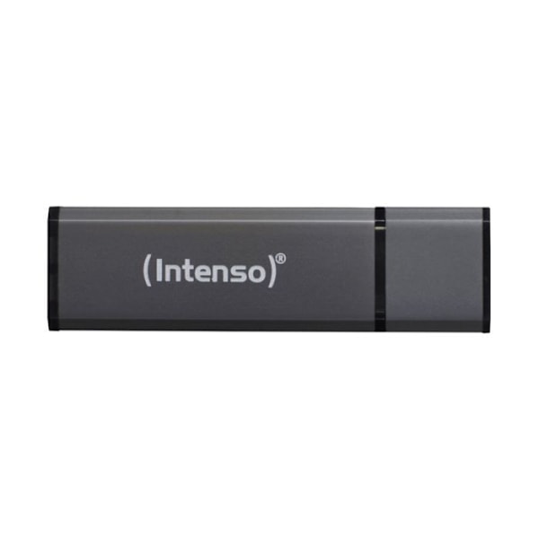 USB-nyckel - INTENSO - Alu Line antracit - 4GB - USB 2.0 - Läshastighet 28 MB/s