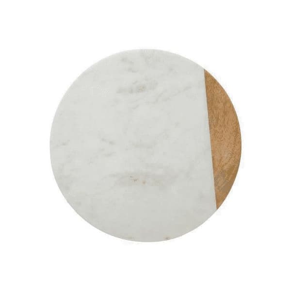 PLAT TOURNANT MARMOR 30CM Vit Vit