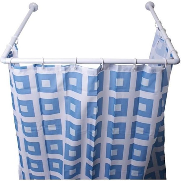 MSV Duschstång 80x80x80cm Vit Vit