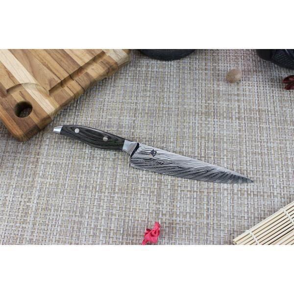 Kai Shun Nagare kniv användbar funktion 15cm - Damask blad