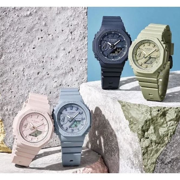 Klocka - Casio - G-Shock Classic Woman - Blå - Stötmotstånd - LED-belysning Blå