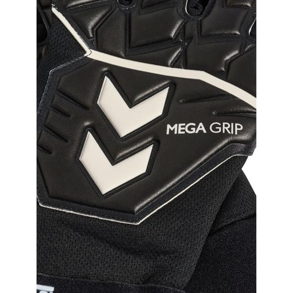 Hummel mega grip målvaktshandskar svart vit XXL