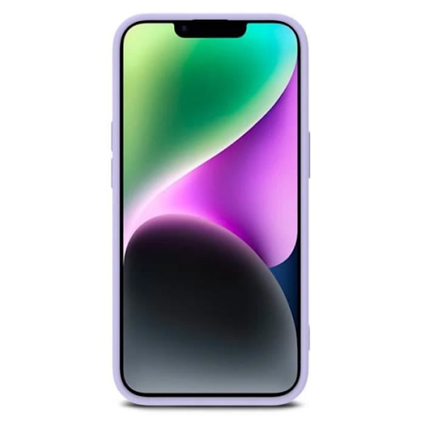 Coque NILLKIN CamShield Silky Kompatibel med MagSafe för iPhone 14 Plus Skjutbart Kameraskydd (Lila)