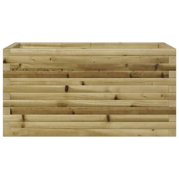 vidaXL Blomlåda 90x40x45,5 cm tryckimpregnerad furu, utomhusblomlåda, blomkruka, växtlåda, blomlåda 847272