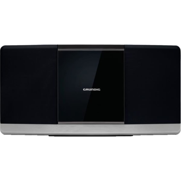 Grundig - Kompakt WMS 3000 BT DAB-system - CD/MP3-spelare - Bluetooth 4.2 - Väggmontering möjligt - Svart Svart