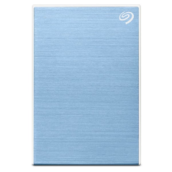 Seagate One Touch STKZ4000402 - Hårddisk - 4 TB - extern (bärbar) - USB 3.0 - ljusblå - med Seagate Rescue Data
