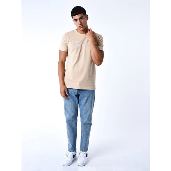 T-shirt - PROJECTX - beige - kortärmad - herr beige jag