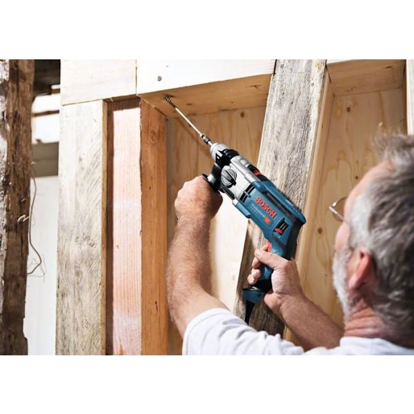 850W GSB 20-2 slagborr i L-CASE väska - BOSCH - 060117B400 Svart