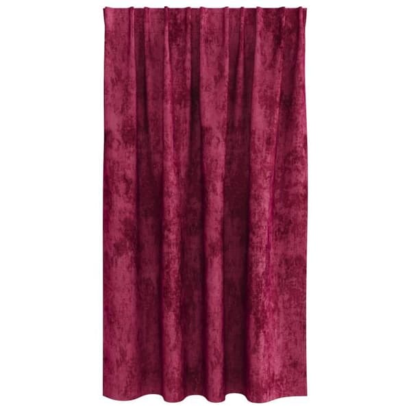 Gardiner 2 st med ögla Bordeaux 140x140 cm