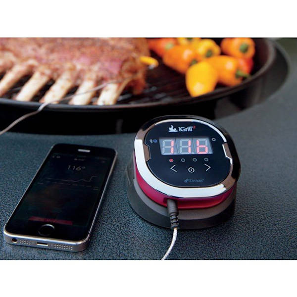 Ansluten termometer iGrill 2 - Weber Svart, grått och rött