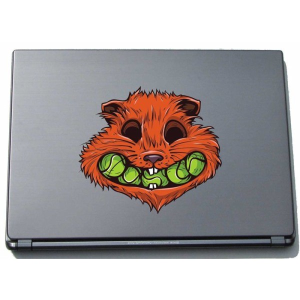 Pinkelephant - KAR-lap-sport120-150 - Sport 120-Laptop Sleeve Cat and Ball Design 150 x 168 mm-Klistermärke