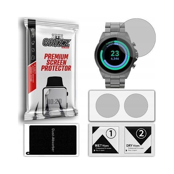 Skyddande film för Grizzglass smartklocka Matt PaperScreen för Xiaomi Watch S3