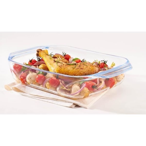 PYREX Rektangulär ugnsform 31x20 cm genomskinlig Transparent