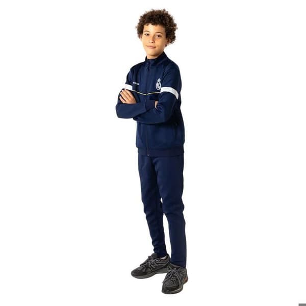 Set med träningsoverall Real Madrid junior N29 6 år marinblå - 100% polyester marinblå 6 år