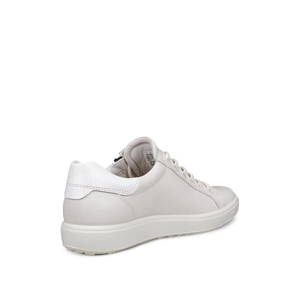 Ecco Soft 7 - vita baskets för kvinnor vit 36