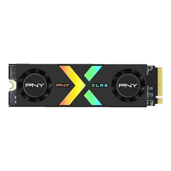 PNY - CS3150 XLR8 Gaming EPIC-X RGB - Intern SSD-hårddisk - 2TB - M.2 NVMe - RGB Kylfläns (M280CS3150XHS-2TB-RB)