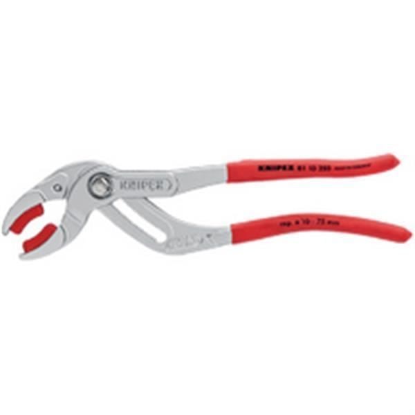 Tång för sifoner och kopplingar - KNIPEX - 81 13 250 - Ankel - Elskydd - Röd - Krom Krom