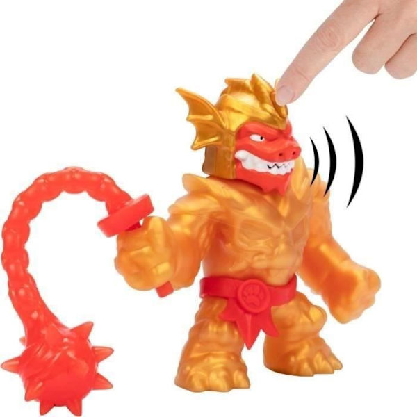 Deluxe Stretch Strikers Blazagon Figur 11 cm - HEROES OF GOO JIT ZU - Ljudkrigarhjälte med utdragbart vapen