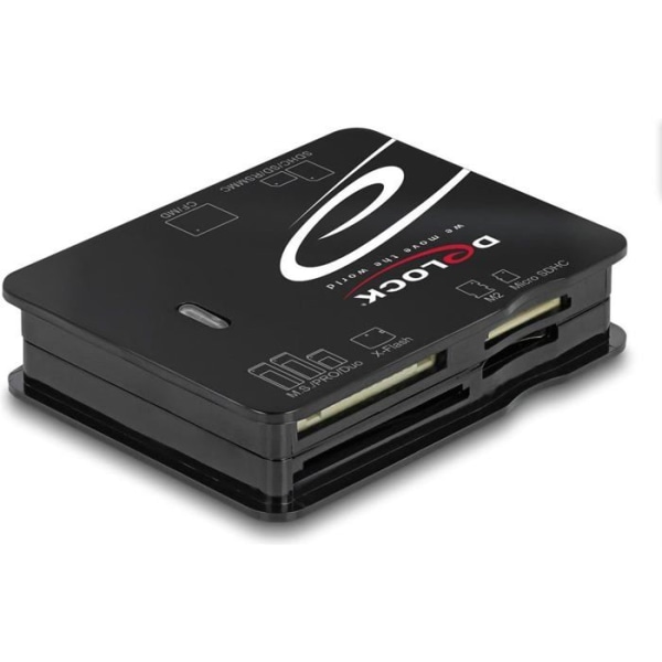 Extern minneskortläsare Delock - 91007 - Kartenleser (MMC, SD, xD, microSD, MS Micro, CFast Card) - USB2.0 ()