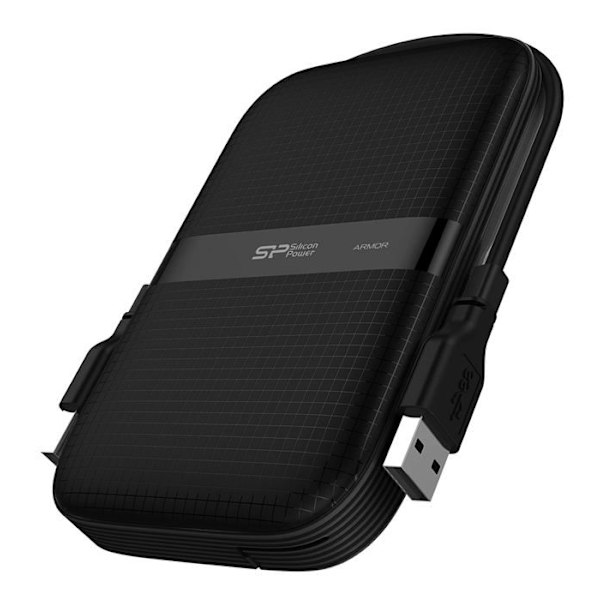 Extern hårddisk - Silicon Power - Armor A60 2To Svart - Stötsäker USB3.2