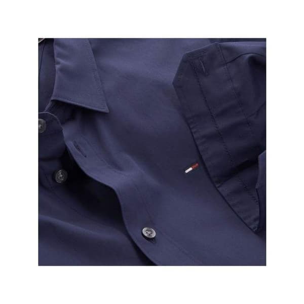 Skjorta - HILFIGER DENIM - DM0DM04405 - Långa ärmar - Herr - Vanlig Blå S