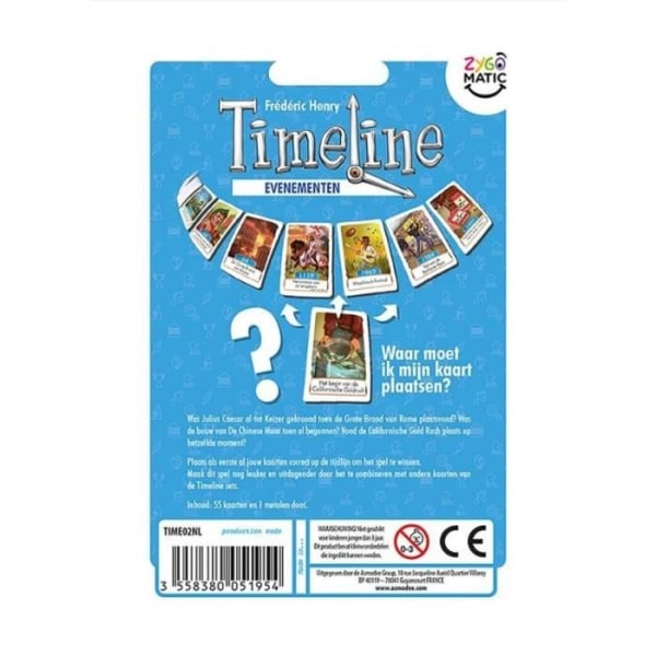 Asmodee kortspel Timeline Events