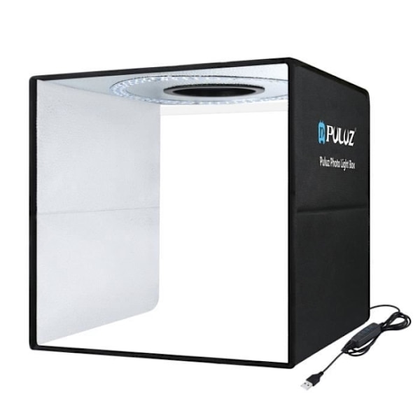 PULUZ 40 cm USB Folding Portable Photo Lighting Studio (svart)