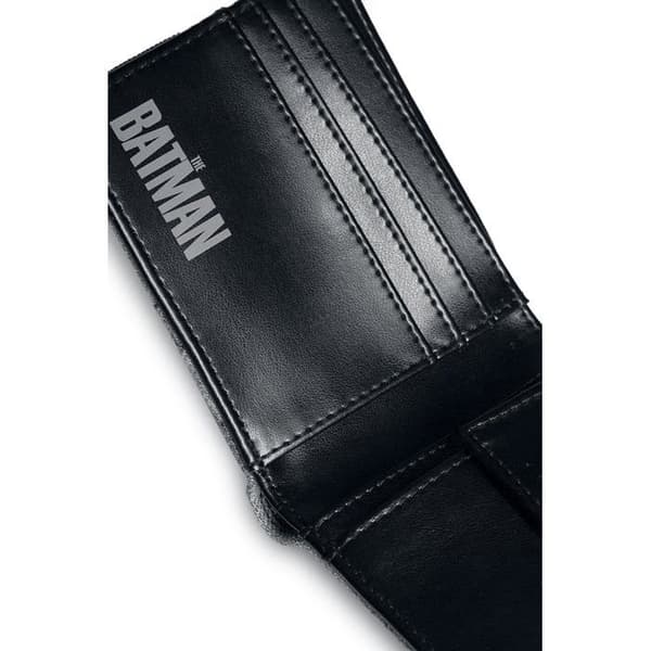 Plånbok - BATMAN - MW820764BAT - Batman-mönster - Svart - Polyester/Polyuretan Svart