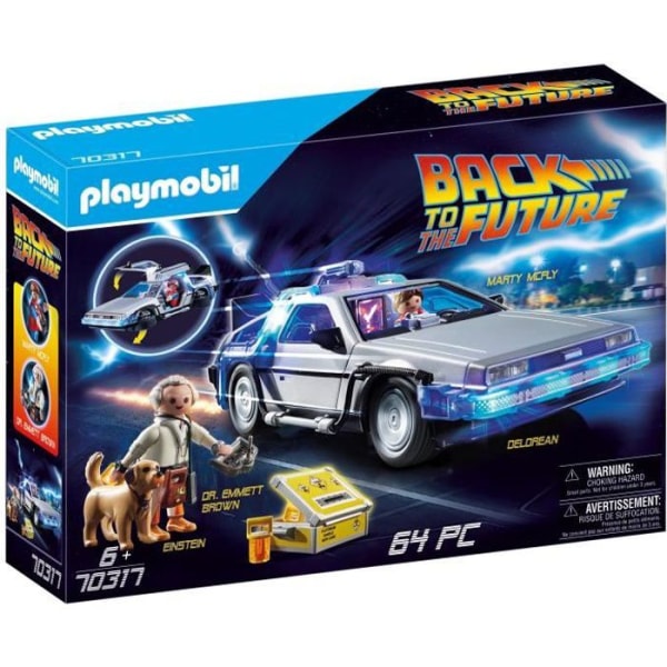 PLAYMOBIL - Tillbaka till framtiden - DeLorean - Klassiska bilar Grå