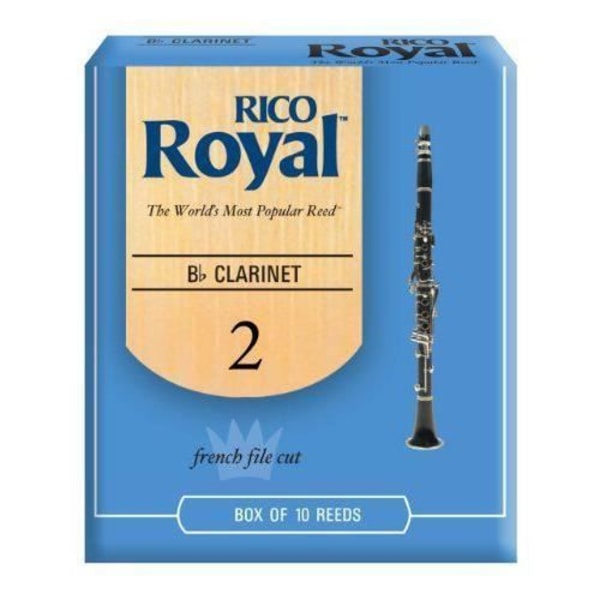 Rico Royal Bb Klarinettrör, Strength 2.0, Pack of 10 - RCB1020