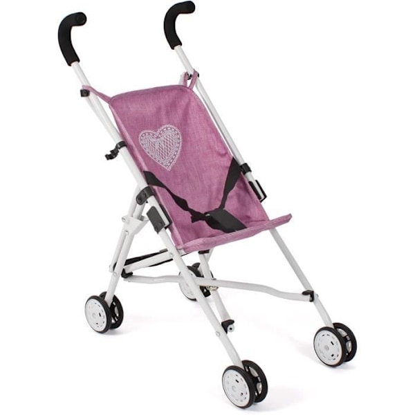 Mini-Buggy ROMA jeans rosa för docka Lila