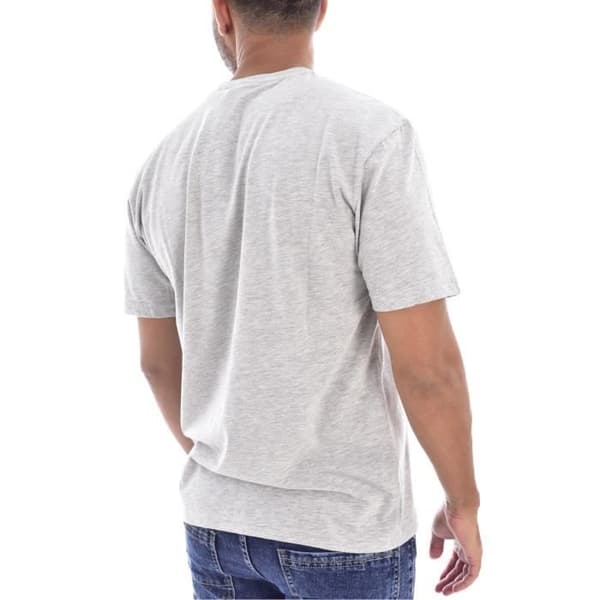 T-shirt i bomull - North Sails - Herr - Tryckt logotyp - Grå Grå XXL