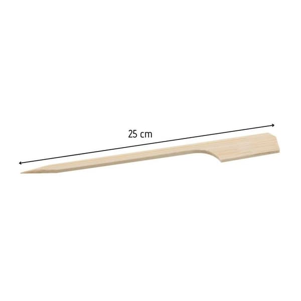 Lot med 50 spett i trä 25 cm Fackelmann Basic Trä