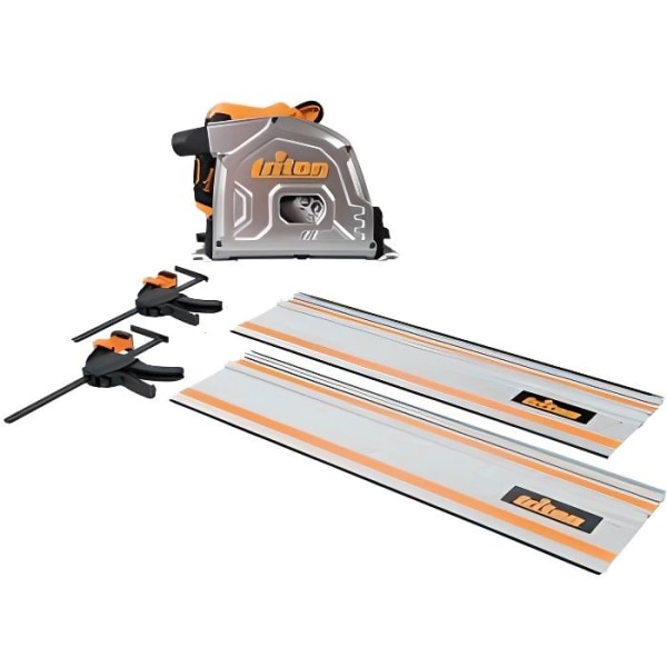 Dyksåg D. 185 mm TTS185KIT 1400W (UK) med styrskena - 534156 - Triton