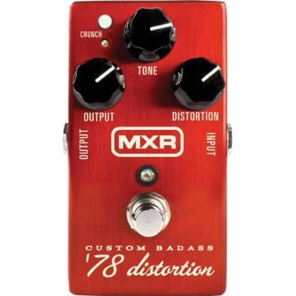 Pedal Gitarr MXR M78 - Distortion Crunch - 3 Kontrollknappar