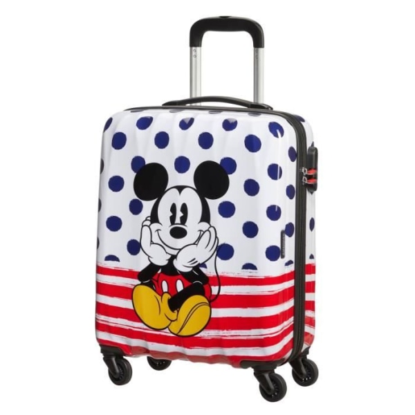 American Tourister Disney Legends Spinner 55/20 Alfatwist 2.0 Trolley Mickey Blue Dots [177687] - resväska resväska eller bagage säljs s