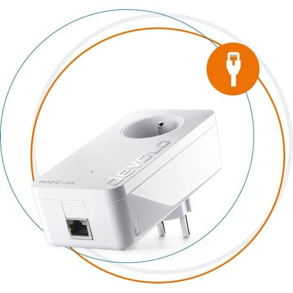 DEVOLO Magic 1 LAN - Förlängning - 1 PLC-adapter - 1200 Mbit/s Vit