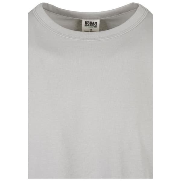 T-shirt - Urban Classics - Basic - Ekologisk bomull - Korta ärmar - Storpocket Ljusgrått XXXXXL