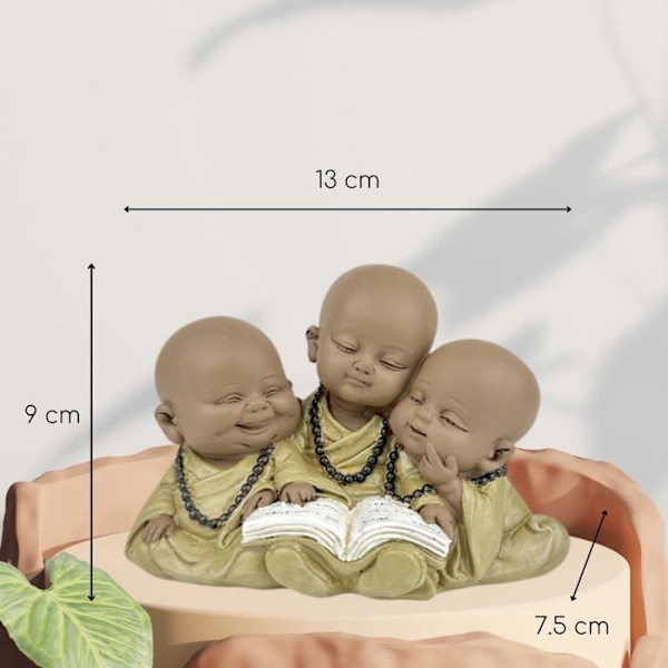 Statuett - Zen'Light - SM23-L3 - Buddha - Zen ambiance - Nutida inredning